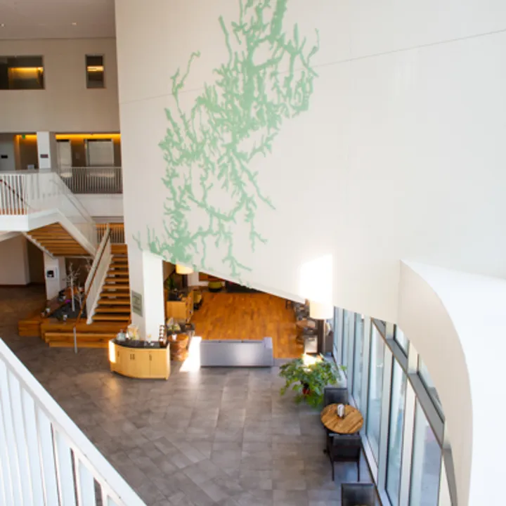 Oberlin Lobby Stairwell